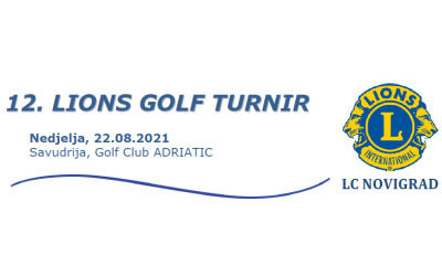 LIONS Novigrad – humanitarni golf turnir 2021
