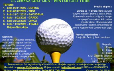 21. Zimska golf liga / Winter golf tour